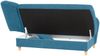 Recamiere mit Armteil links klappbar Katia Bezug Veloursstoff Buche natur / petrol 22688 Bild 4