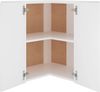 vidaXL Eckhängeschrank Lyon Weiß 57x57x60 cm Holzwerkstoff 802537 Bild 5