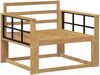 vidaXL Outdoor Mittelsofa Massivholz Akazie Weiß 3439018 Bild 2