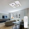 Smart LED Deckenleuchte, Fernbedienung, App-Steuerung, L 50 cm Bild 2