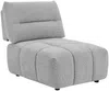 Vente-unique - APOLIU Sessel Stoff Grau - B 123 cm x H 93 cm x L 86 cm Bild 4