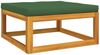 vidaXL 3-tlg. Garten-Lounge-Set mit Kissen Massivholz Akazie 360017 Bild 4