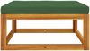 vidaXL 3-tlg. Garten-Lounge-Set mit Kissen Massivholz Akazie 360017 Bild 5