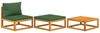 vidaXL 3-tlg. Garten-Lounge-Set mit Kissen Massivholz Akazie 360017 Bild 2
