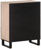 vidaXL Sideboard Weiß 60x34x75 cm Massivholz Mango 377454 Bild 4