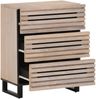 vidaXL Sideboard Weiß 60x34x75 cm Massivholz Mango 377454 Bild 5