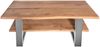 Couchtisch Baumkante 115 x 65 cm Akazie massiv + naturfarben silber PATRICK 76384627 Bild 3