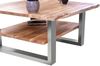 Couchtisch Baumkante 115 x 65 cm Akazie massiv + naturfarben silber PATRICK 76384627 Bild 4