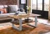 Couchtisch Baumkante 115 x 65 cm Akazie massiv + naturfarben silber PATRICK 76384627 Bild 2