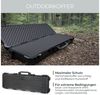HMF Transportbehälter Outdoor Transportkoffer ODK200 – Wasserdichter IP67, Hartschalenkoffer mit Rasterschaumstoff, 123 x 41 x 15,5 cm, Schwarz Bild 2