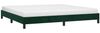 Bettgestell, Doppelbett ohne Matratze Dunkelgrün 200x200 cm Samt Bild 3