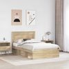 vidaXL Bettrahmen Sonoma 120 x 190 cm Massives Kiefernholz 3410106 Bild 3