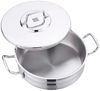 Korkmaz Astra2 Low Casserole 32 x 9 cm - 7 L, Edelstahl-Kochtopf mit Deckel Bild 4