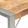 vidaXL Esstisch 160x80x75 cm Raues Mango-Massivholz 321563 Bild 5