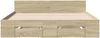 vidaXL Bettgestell mit Schubladen Sonoma-Eiche 140x190cm Holzwerkstoff 3280764 Bild 4