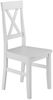 Stilvolle kleine Essgruppe Tisch 2 Stühle Kiefer Massivholz waschweiß 90.70-50 A W Set 23 Bild 5