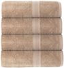 leevitex® Handtuch Frottee 4er Set, 50 x 100 cm, hochwertig verarbeitet & fusselfrei Bild 3