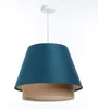 BPS Koncept 0SE0-022 Hängeleuchte SENSEI Satin auf PVC-Kunststoff blau, beige 1xE27 60W H:117cm Ø40cm dimmbar Bild 5