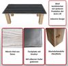 Esstisch HWC-L76, Tisch Esszimmertisch, Industrial Massiv-Holz MVG-zertifiziert 200x100cm, natur mit Metall-Optik Bild 2