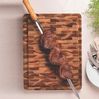 Tramontina CHURRASCO Stirnholz Schneidebrett, 45 x 34 x 3 cm Bild 3