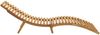 Sonnenliege, Gartenliege Braun 198 x 55 x 58,5 cm Massivholz Teak Bild 5