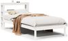 vidaXL Massivholzbett ohne Matratze Weiß 75x190 cm Kiefernholz 3305707 Bild 2