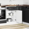 vidaXL Küchenunterschrank Porto Schwarz Holzwerkstoff 853958 Bild 3