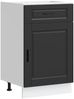 vidaXL Küchenunterschrank Porto Schwarz Holzwerkstoff 853958 Bild 2