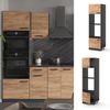 Mikrowellenschrank R-Line Goldkraft Eiche 60 cm Vicco Bild 2