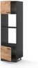 Mikrowellenschrank R-Line Goldkraft Eiche 60 cm Vicco Bild 4