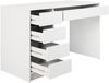 Mirjan24 Schreibtisch 'Ada' Schubladen beidseitig montierbar, 75 x 55 x 120 cm Grau Bild 4