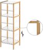 Casaria Standregal Bad Badregal Holz Bambus 4 Etagen Bild 3