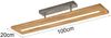 LED Deckenleuchte, Holz, Switch Dimmer, L 100 cm Bild 4