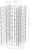 Gabionen Hochbeet ROON aus Stahl 50×50×100cm Steinkorb Gabionengitter Ziergabione Steingabione Drahtkorb befüllbar Bild 2