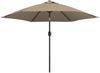 vidaXL Sonnenschirm mit Metall-Mast 300 cm Taupe 44500 Bild 2