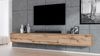 AX LIVING Hängendes TV Board Loriano Lowboard Eiche Wotan 3x100 cm Bild 3