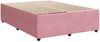 vidaXL Boxspringbett mit Matratze Rosa 160x200 cm Samt 3285655 Bild 5