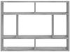 vidaXL Wandregal Grau Sonoma 75x16x55 cm Holzwerkstoff 815844 Bild 3