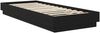 vidaXL Bodenbettgestell Schwarze Eiche 80 x 200 cm Holzwerkstoff 8009073 Bild 2