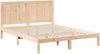vidaXL Massivholzbett Extra Lang ohne Matratze 200x210 cm 3309249 Bild 3