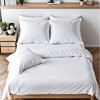 Cozyor Bettwäsche extra dick, weich, top Reissverschluss 135x200 155x200 155x220 200x200, Mikrofaser, 3 teilig, weiß Purity, Bettbezug + Kissenbezug 40x80, für Allergiker, weich Bild 5