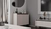 AX LIVING TV-Lowboard Bodrum TV-Schrank 2 Schubladen 140 cm Sandbeige Bild 5