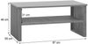 Bambus Couchtisch HWC-N80, Wohnzimmertisch Tisch Sofatisch Beistelltisch, Ablagefach FSC®-zertifiziert 46x97x55cm Bild 3
