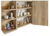 TREND WERK Spiegelschrank Badezimmer mit Ablage & Stauraum (59×16×50 cm Hängender Badezimmerschrank zur Wandmontage mit Regal) – modern & pflegeleicht Bild 3
