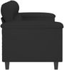 vidaXL 3-Sitzer-Sofa Schwarz 180 cm Mikrofasergewebe 359570 Bild 4