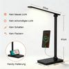 Fine Life Pro LED Schreibtischlampe LED Dimmbare Tischleuchte 15W Tischlampe, Augenschutz-Modus, LED fest integriert, USB-Anschluss Bild 3