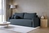 Selsey 'Nubelle' Sofa 3-Sitzer mit Schlaffunktion & Stauraum, Chenille, dunkelblau Bild 3
