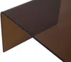Vente-unique - ALONZO Couchtisch Glas TransparentBraun - B 55 cm x H 35 cm x L 110 cm Bild 5