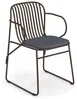 4er Set Riviera Sitzkissen grau Bild 2