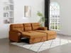 Vente-unique - ULENIO Sofa Stoff Rot - B 158 cm x H 95 cm x L 234 cm Bild 2